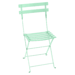 Opálově zelená kovová skládací židle Fermob Bistro