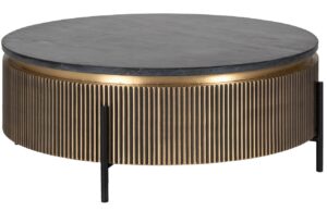 Richmond Mramorový konferenční stolek Ironville 90 cm