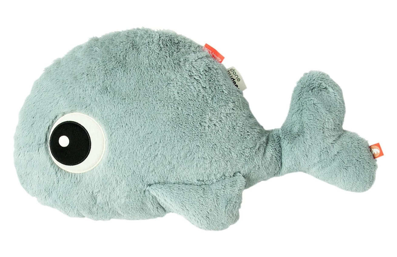 Modrá plyšová velryba Done by Deer Wally 57 cm