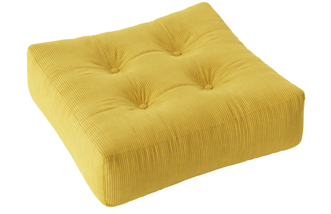 Karup Design Manšestrový sedací polštář More 70 x 70 cm