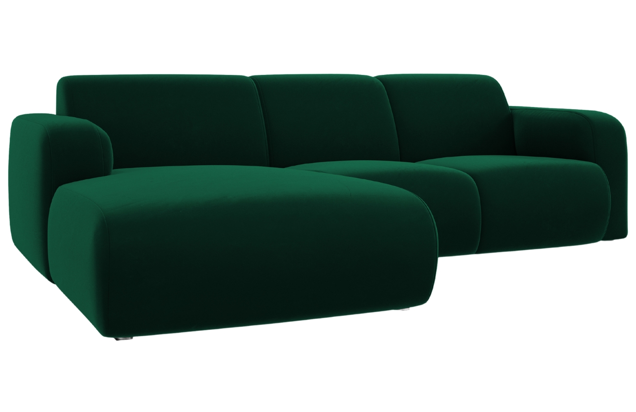 Windsor & Co Sametová rohová pohovka Lola 250 cm