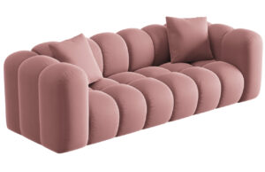 Windsor & Co Sametová pohovka Halley 242 cm
