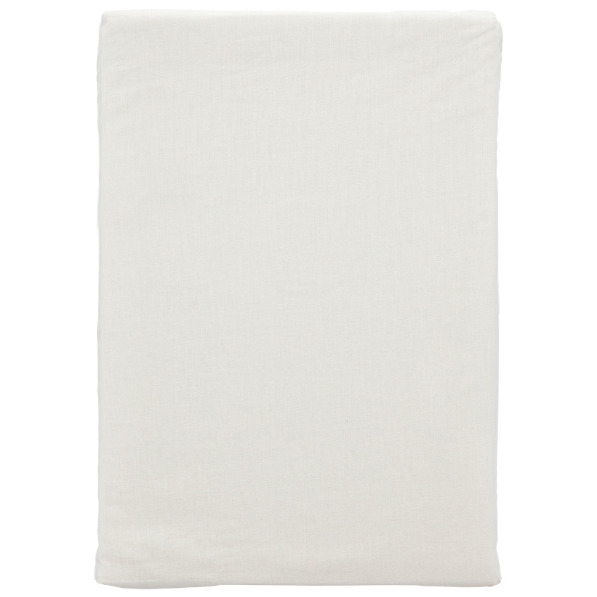 Södahl Krémově bílé bavlněné prostěradlo II. Calm 140 x 200 cm
