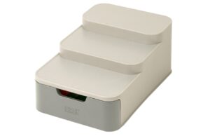 Joseph Joseph Béžový plastový výsuvný organizér Duo