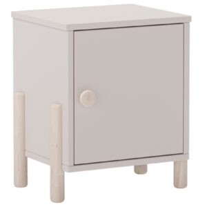 Marckeric Krémový dřevěný noční stolek Enola 39
