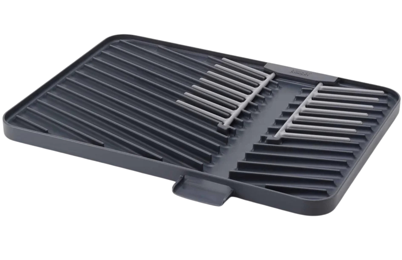 Joseph Joseph Šedý plastový odkapávač na nádobí Flip-Up