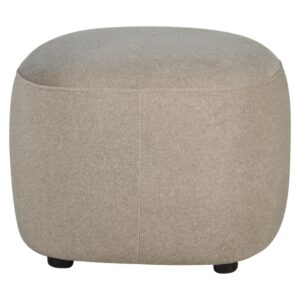 Hnědá čalouněná podnožka Quax Gomi 50 x 50 cm