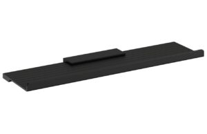 Cosmic Černá kovová koupelnová police Architect SP 40 cm