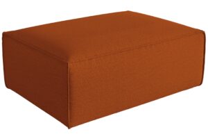 Cosmopolitan Design Terakotově oranžová podnožka Mackay 100 x 69 cm