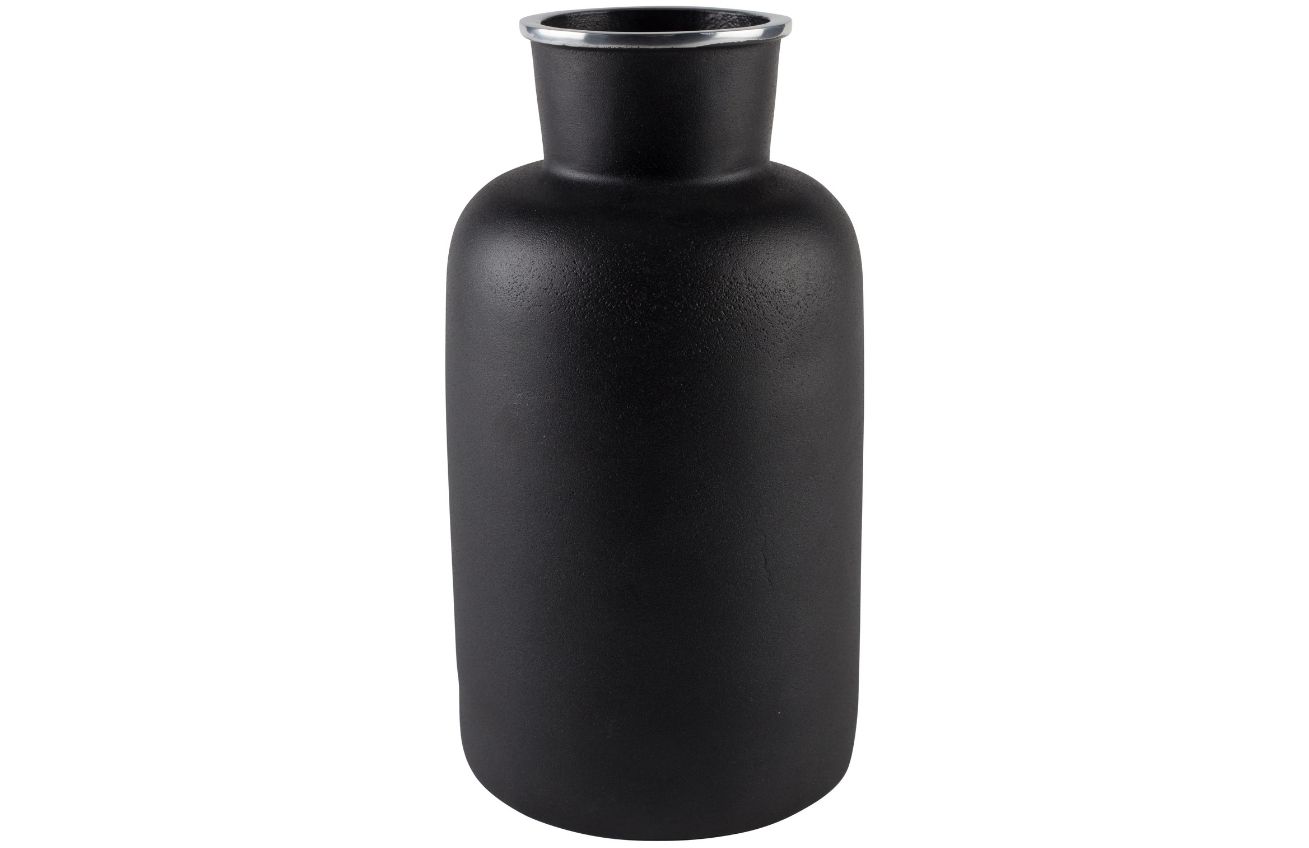 Černá váza ZUIVER FARMA 29 cm