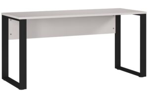 Germania Krémově bílý pracovní stůl Adrano 150 x 60 cm s černou podnoží