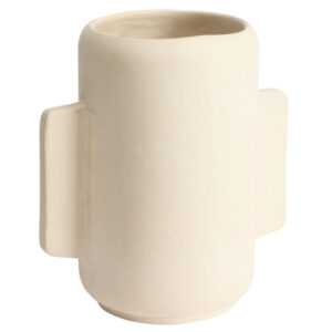 Kave Home Béžová váza Mireni 38 cm