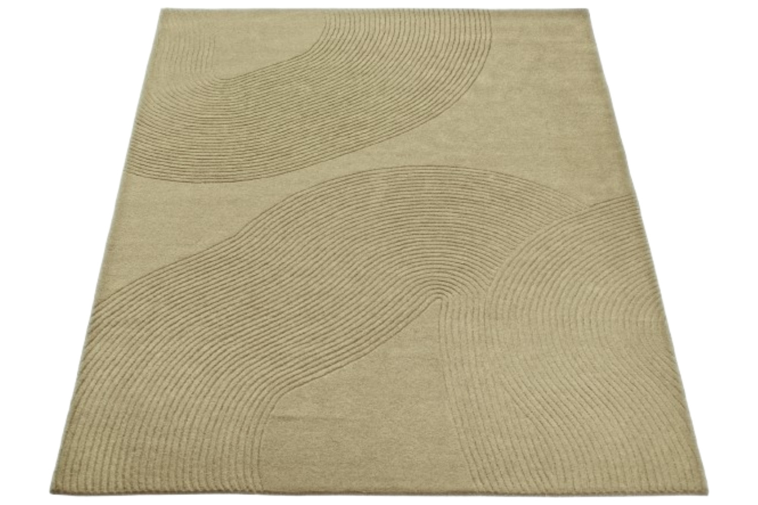 Bolia Béžový vlněný koberec Zen 200 x 300 cm