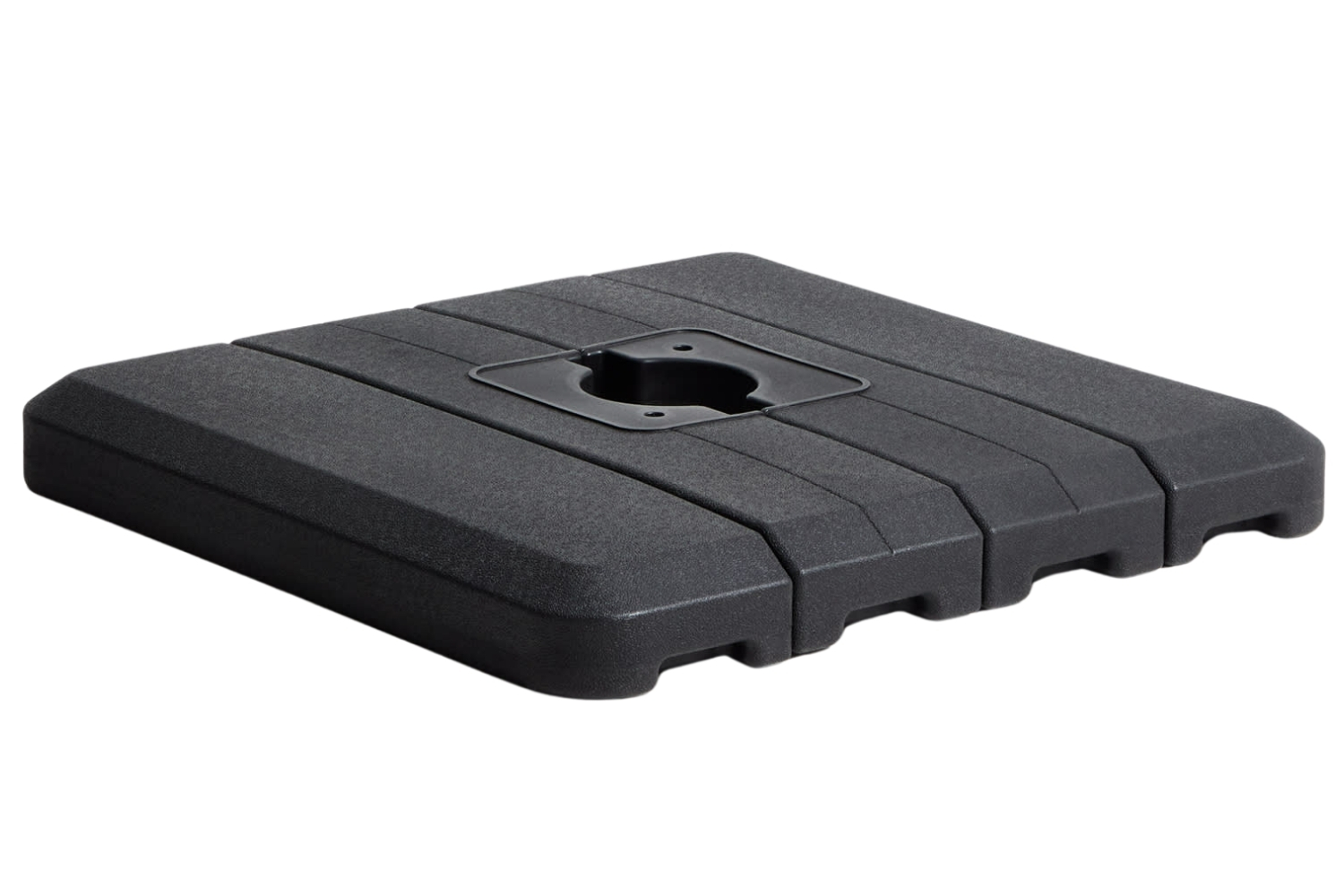 Kave Home Černý plastový podstavec ke slunečníku Alfaz 98 x 98 cm