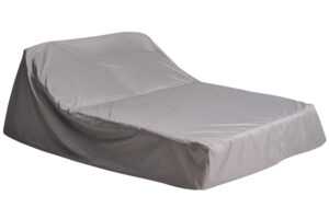 Kave Home Šedý ochranný obal na zahradní dvojlehátko Iria  170 x 225 cm