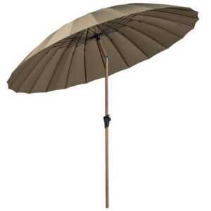 WOOOD Pískově hnědý slunečník Monica 280 cm