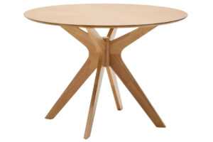 Kave Home Dubový jídelní stůl Naanim ⌀ 100 cm