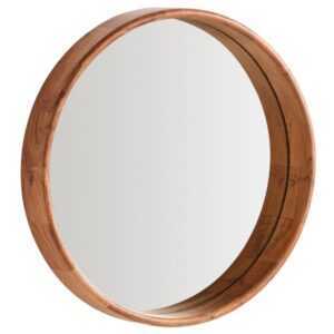 Kave Home Dřevěné závěsné zrcadlo Berale Ø 50 cm