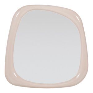 WOOOD Béžové závěsné zrcadlo Norea 90 x 90 cm