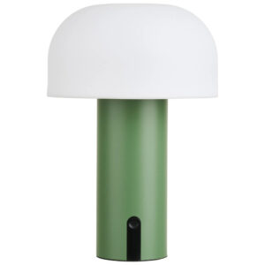 Nordic Living Zelená dobíjecí zahradní LED lampa Sohy