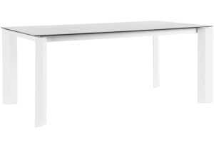 Bizzotto Bílý keramický zahradní stůl Otavio 180 x 95 cm