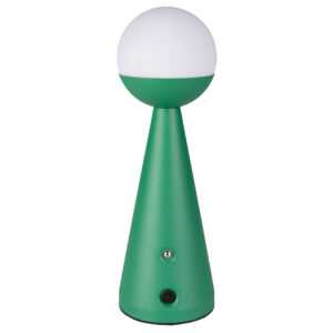 Zuiver Zelená kovová dobíjecí stolní LED lampa BELLO