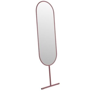 Zuiver Červené kovové stojací zrcadlo TESS 166 cm