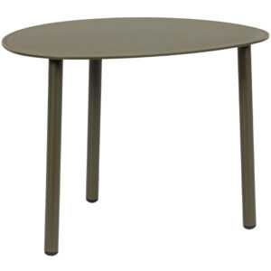 Bizzotto Zelený kovový zahradní stolek Sparky 55 x 45 cm