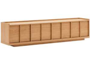 Kave Home Dubový TV stolek Onix 200 x 40 cm