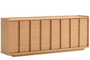 Kave Home Dubová komoda Onix 200 x 45 cm