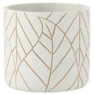 J-line Keramický květináč Ledio 16 cm – vystavený kus