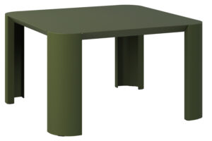noo.ma Zelený kovový zahradní stolek Fli 65 x 65 cm