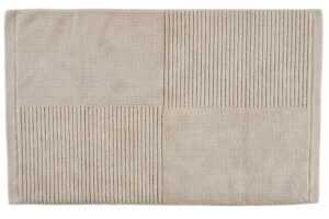 Zone Denmark Béžová bavlněná koupelnová předložka Classic 50 x 80 cm