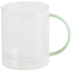 Kave Home Čirý skleněný hrnek Micla 400 ml