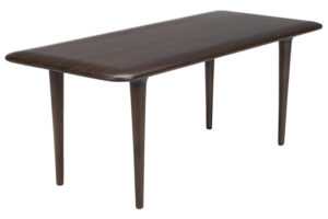 Dutchbone Tmavě hnědý dřevěný konferenční stolek ELROY 110 x 38 cm
