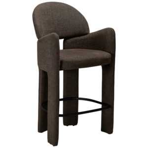 ​​​​​Dan-Form Hnědá bouclé barová židle Aole 69 cm