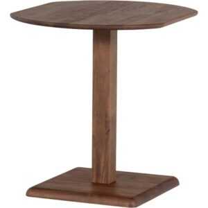 WOOOD Hnědý dřevěný bistro stolek Feno 79 x 67 cm