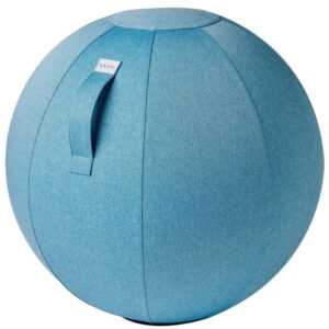 Světle modrý sedací / gymnastický míč VLUV NEW LEIV Ø 65 cm