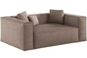 Cosmopolitan Design Hnědá dvoumístná pohovka Aveiro 180 cm